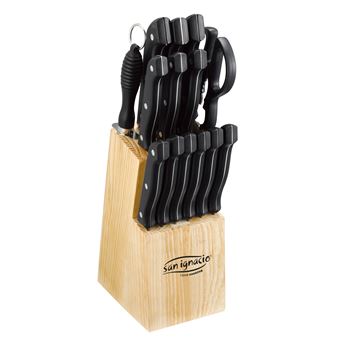 Juego 15 Cuchillos de Cocina San Ignacio Acero Inoxidable - 1