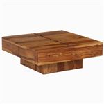 Mesa de centro vidaXL madera maciza de sheesham 80x80x30 cm