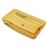 Lavabo vidaXL 71x38x13,5 cm cerámica dorado_0