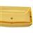 Lavabo vidaXL 71x38x13,5 cm cerámica dorado_3
