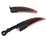 Guardabarros Delantero Y trasero para bicicleta montaña mtb primematik color rojo