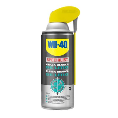 Wd40 Specialist Spray grasa blanca de litio 400ml esta proporciona gran lubricación y mantenimiento bisagras especialista 34111 34390