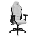 Silla Gaming Ergonómica Aerocool CROWN Cuero Sintético Blanco