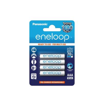 Panasonic Bk-4mcce/4be Eneloop Batería Aaa, (750mah, Pack De 4)