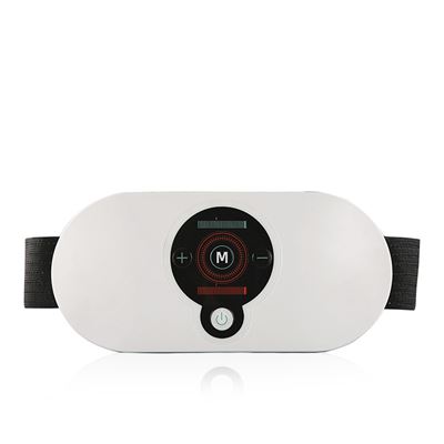 Masajeador Dam Lumbar Abdominal Y Core 9151 Con Modo Calor Y Vibración Blanco