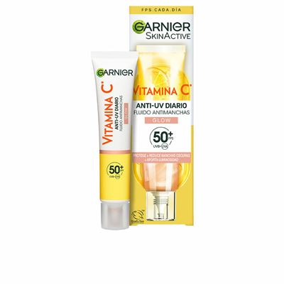Fluido Facial Hidratante Antimanchas Spf50+ Garnier Skinactive Vitamin C Glow 40 Ml