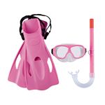 Set Gafas de Buceo + Tubo Snorkel + Aletas Bestway