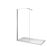 Mamparas de Ducha Frontales Puerta Fijo WALK IN Antical 8mm Cristal Barra 90cm 80x200cm_0