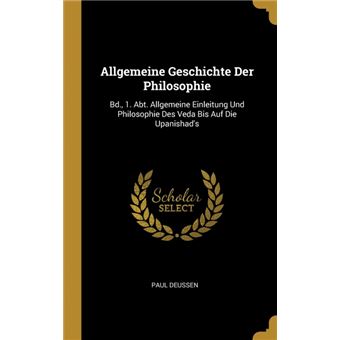 Serie ÚnicaAllgemeine Geschichte Der Philosophie HardCover