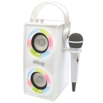 Lexibook Blanco Altavoz Portátil Bluetooth® De Moda + Micrófono Y Efectos Luminosos Iparty® - Imagen 2