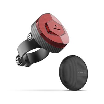 Localizador reflector para bicicletas HEAD, Compatible con Apple, Altavoz integrado, IP66, Negro - 1