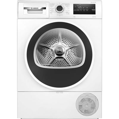 Secadora De Carga Frontal Bosch Wtr85v00es 8kg Bomba De Calor Blanco D