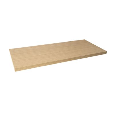 Encimera De Melamina Para Cubo De Basura Y Reciclaje Arregui Cra37-b, Colocación Adhesiva, Roble