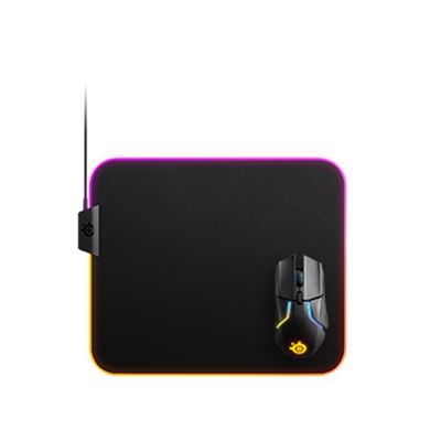 Steelseries Qck Prism M Alfombrilla De Ratón 320 X 270 Mm Retroiluminación Led 16,8 Millones De Colores 63825 Negro , Leroy Merlin - Imagen 3