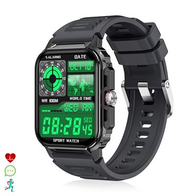 Smartwatch Dam Y1 Negro