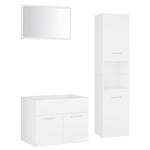 Conjunto de muebles de baño vidaXL aglomerado blanco 29,92 kg