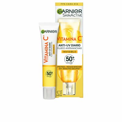 Fluido Facial Hidratante Antimanchas Spf50+ Garnier Skinactive Vitamin C Invisible 40 Ml