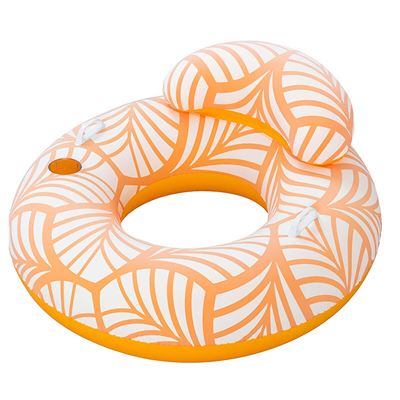 Sillón Hinchable Para Piscina Bestway Deluxe Naranja 118X117Cm