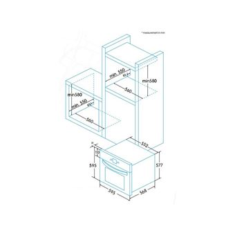 Horno multifunción Edesa EOE6040X 70 litros - Electromanchón