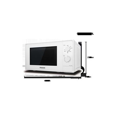 Panasonic NN-K10JWMEPG Microondas con Grill 20L 800W Blanco