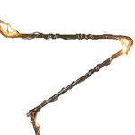 Luz Decorativa Forma Estrella Alambre Dorado 30CM con LED Lenteja Luz Blanca Cálida 3000K Funciona con 3 Pilas AA