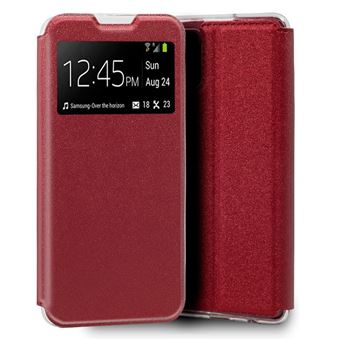 Funda de cuero billetera para Samsung Galaxy A71, Rojo - 1