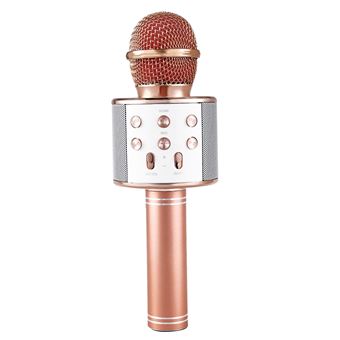 Oriental Remontarse Gracias Microfono inalambrico bluethooth Klack karaoke micro voz wirelles 858  dorado rosa, Microfono, Los mejores precios | Fnac