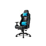 Silla Gamer Sharkoon skiller sgs4 150 kg 200 cm acero negro azul 0 14 5 ruedas