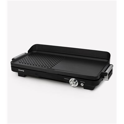 Plancha Eléctrica Con Parrilla Hkoenig Grx330 1800w Negro