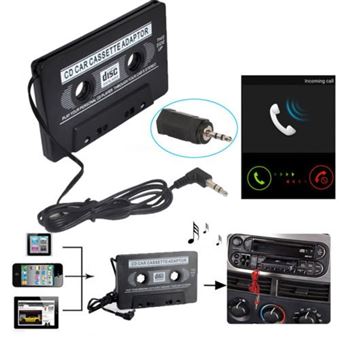 Casete Adaptador de Audio para Coche Jack 3,5mm - Car Cassette Adapter  Multi4you - Accesorios de Audio - Los mejores precios