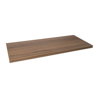 Encimera De Melamina Para Cubo De Basura Y Reciclaje Arregui Cra38-b, Colocación Adhesiva, Nogal
