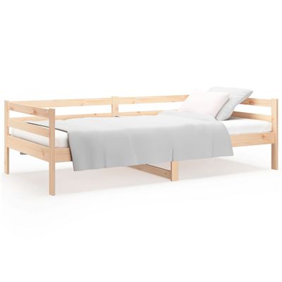 Vidaxl Sofá Cama Madera Maciza De Pino 80X200cm 15,2Kg