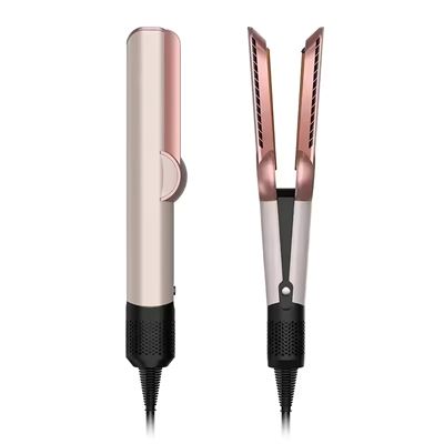 Plancha Alisadora Secador Klack 2 En 1 Profesional Con Iones Negativos, Seca Y Alisa Sin Dañar El Cabello, Antiencrespamiento Rosa