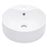Lavabo vidaXL con rebosadero 36x13 cm cerámica Blanco_1