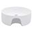 Lavabo vidaXL con rebosadero 36x13 cm cerámica Blanco_2