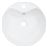 Lavabo vidaXL con rebosadero 36x13 cm cerámica Blanco_3