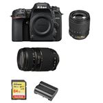 Nikon D7500 + AF-S 18-105MM F3.5-5.6G ED VR + Tamron AF 70-300mm F4-5.6 Di LD (A17) + SD 64Go + EN-EL15A Battery