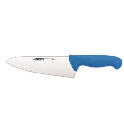 Cuchillo De Cocinero Arcos Colour - Prof 290723 De Acero Inoxidable Y Mango Ergonómico - Azul