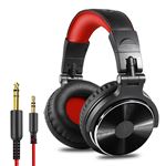 Audífonos BestChoice1 Over Ear Oneodio negro rojo