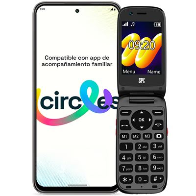 Teléfono Móvil Para Niños Spc Wild Star Con Gps, Botón Sos, Sin Internet Ni Redes Sociales - Negro