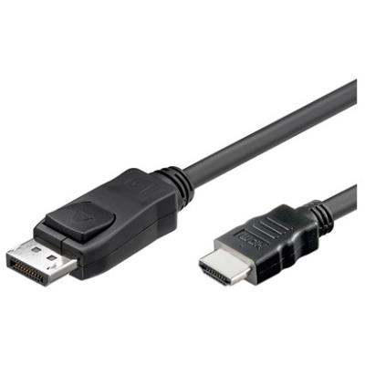 Mercodan Displayport Hdmi mm 1m negro adaptadores de cable 1 machomacho piezas cables video