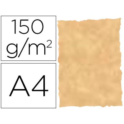 Michel Pergamino Troquelado 150gr a4 pack 25u ocre 2605 papel color parchment