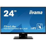 Monitor pantalla táctil / Multi-touch Multi-usuario 23.8"" iiyama ProLite T2454MSC-B1AG 1920 x 1080 Píxeles Negro Multi-touch Multi-usuario 605 cm