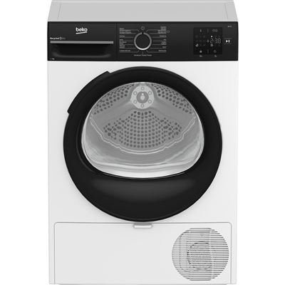 Secadora De Carga Frontal Beko Bm3t37230w 7kg Bomba De Calor Blanco E