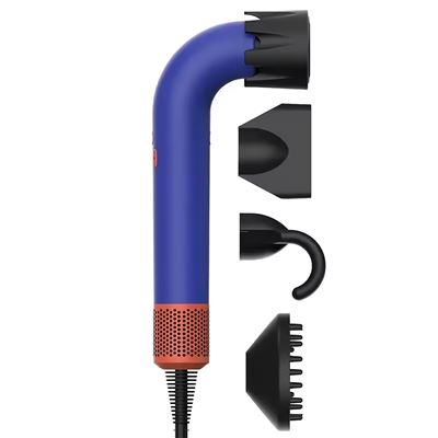 Secador De Pelo Klack Secdys Curvo Sin Aspas 5 En 1 Con Iones Negativos, 1400w Con Accesorios – Secado Rápido, Potente Y Silencioso Azul