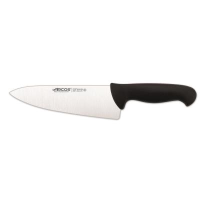Cuchillo De Cocinero Arcos Colour - Prof 290725 De Acero Inoxidable Y Mango Ergonómico - Negro