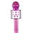 Microfono inalambrico bluethooth Klack karaoke micro voz wirelles 858 rosa_0