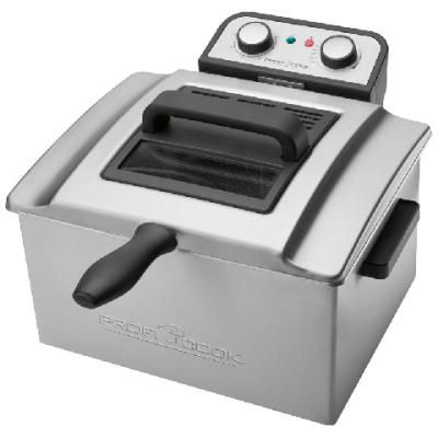 Freidora Doble Profesional Fr 1038 Proficook 3000w 5l Plata