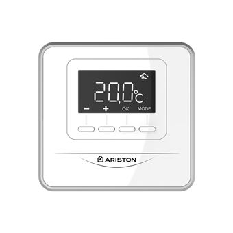 Termostato Inalámbrico Ariston Cube RF Blanco Compatible con la App Ariston Net Necesario Receptor RF - 1