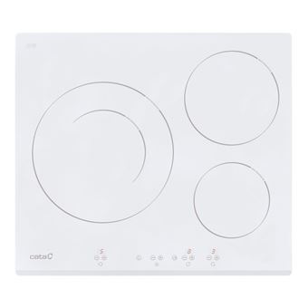 Placa de inducción Cata IB 6030 WH 3 zonas 60cm 5400W Blanco - 1